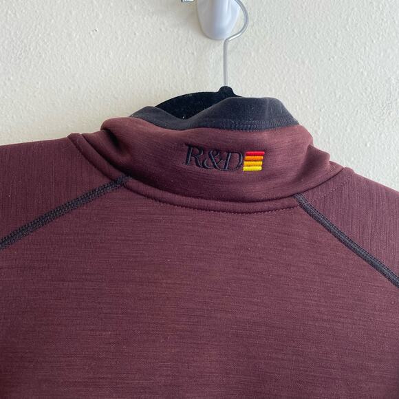 Peak Performance Heli Mid Jacket Full Zip Brushed Fleece Red Size M - Picture 6 of 8